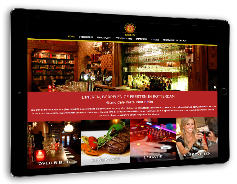 uw website Smartphone, tablet én computer compatible.